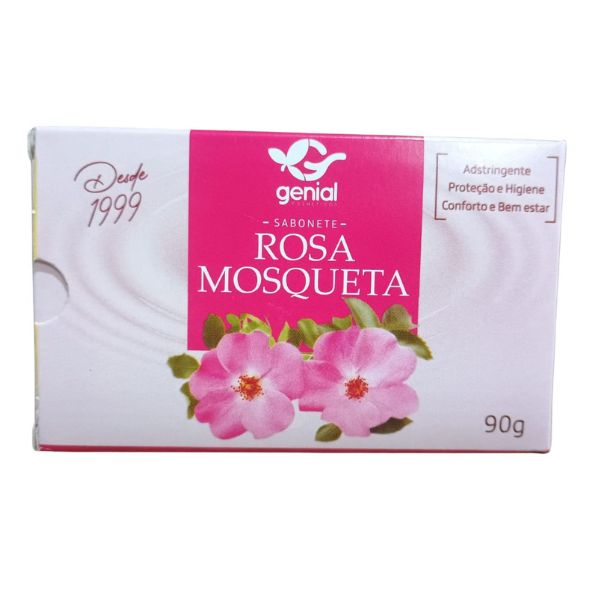 SABONETE DE ROSA MOSQUETA ANTISS�PTICO - GENIAL 90G